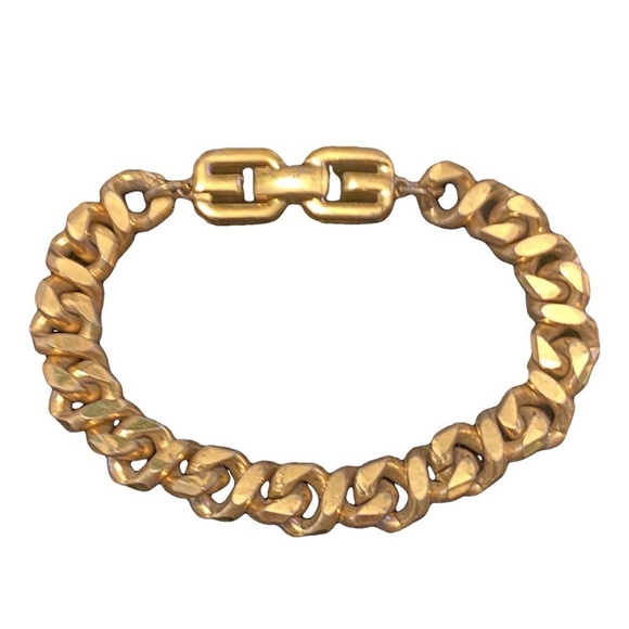 Givenchy Jewelry - GIVENCHY Vintage 1980s Gold Chain Bracelet